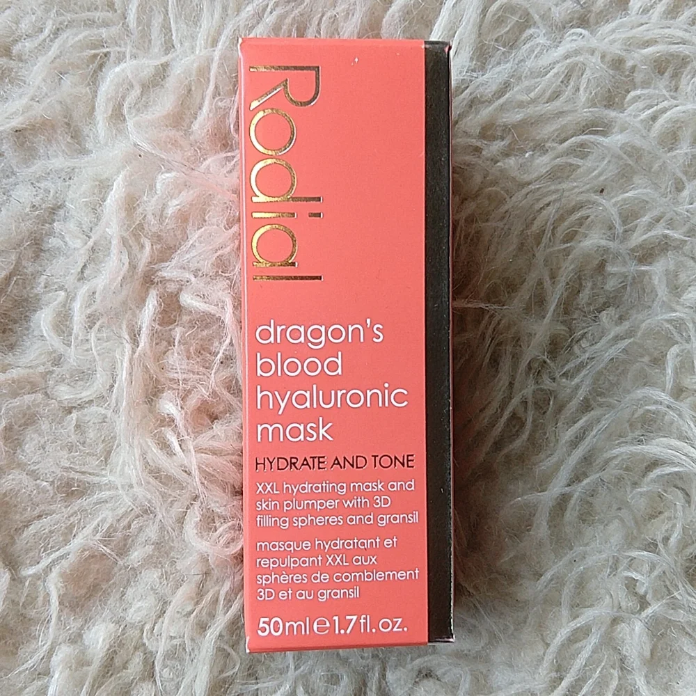 Rodial Dragon's Blood Hyaluronic Mask, 1.7 Fl Oz Skincare Hydrate and Tone
